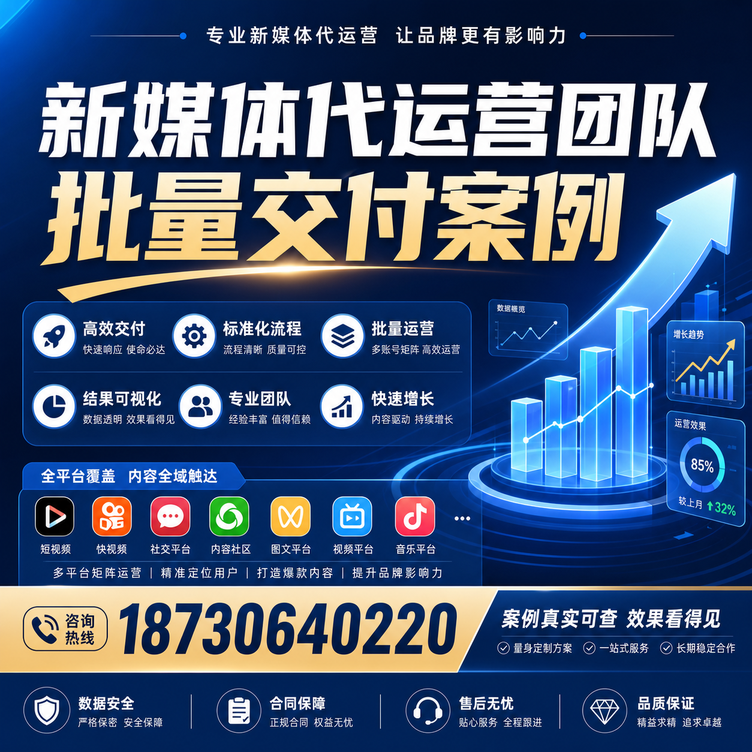 周口代运营公司多客户账号批量高效交付案例